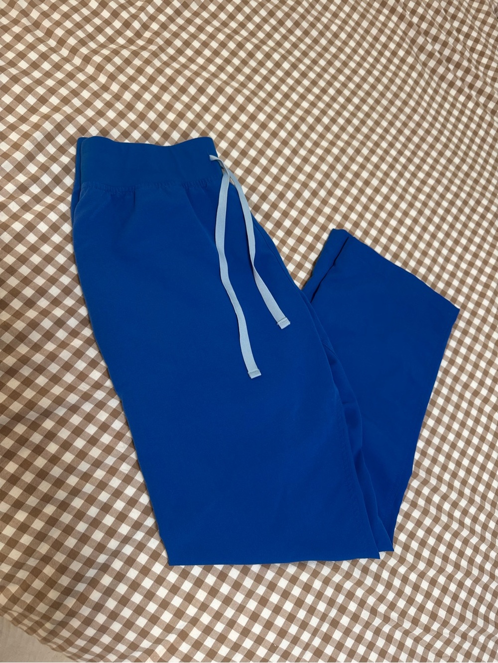 FIGS Royal Blue High Waisted Livingston Pants